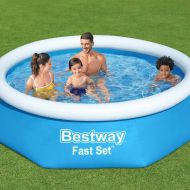 Bestway Fast Set Кръгъл надуваем басейн, 244x61 см, 57265