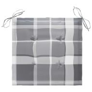 Сгъваеми градински столове, 2 бр, с възглавници, акация масив