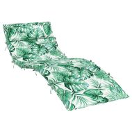 Шалте за шезлонг, на листа, 180x60x4 см, Оксфорд плат