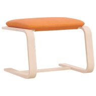 Табуретка, тъмножълта, 51x41x40 см, текстил