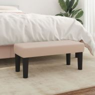 Пейка, капучино, 70x30x30 см, изкуствена кожа