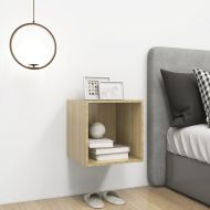 Стенен шкаф, дъб сонома, 37x37x37 см, ПДЧ