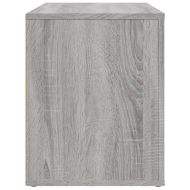 Нощно шкафче, сив сонома, инженерно дърво 60x36x45 см