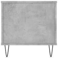 Кафе маса, бетонно сива, 90x44,5x45 см, инженерно дърво