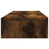 ТВ шкафове с LED осветление, 2 бр, опушен дъб, 60x35x15,5 см