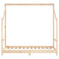 Рамка за детско легло 2x(80x160) см масивна борова дървесина