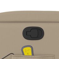 Изправящ масажен наклоняем стол, капучино, изкуствена кожа