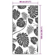 Килим за открито, ARAKIL зелен, 80x150 см, PP