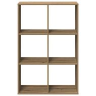 Разделител за стая / библиотека, дъб артизан, 69,5x29x103,5 см