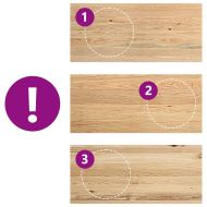 Прозоречни первази, 2 бр, 90x40x2 см, необработен масивен дъб