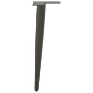 Крака за масичка за кафе, конична форма, 4 бр., антрацит, 42-43 см, стомана