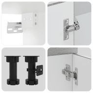 Комплект кухненски шкафове от 8 части Kalmar, инженерно дърво