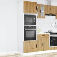 Шкафове за фурна 2 бр Porto, дъб артизан, инженерно дърво