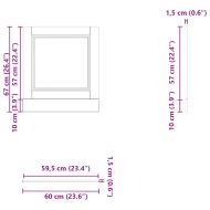 Панел за съдомиялна машина, Porto, дъб артизан, инженерно дърво