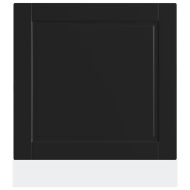 Панел за съдомиялна машина, Porto, черен, инженерно дърво