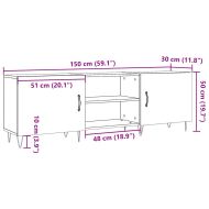ТВ шкаф Artisan Oak 150x30x50 cm Инженерна дървесина