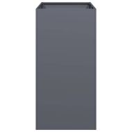 Кашпа, антрацит, 40x80x80 см, стомана