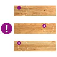 Стълбищни стъпала, 2 бр, светлокафяви, 100x25x2 см, дъб масив