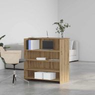 Приемно бюро, дъб артизан, 100x50x103,5 см, инженерно дърво