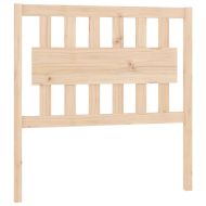 Горна табла за легло, 95,5x4x100 см, бор масив