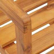 Градински столове, 2 бр., 50x53x80 см, масивна акация