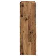 Комплект кухненски шкафове 2 части старо дърво инженерно дърво