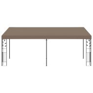 Шатра за стенен монтаж, 6x3x2,5 м, таупе