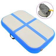 Надуваем дюшек за гимнастика с помпа, 60x100x10 см, PVC, син