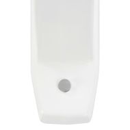 Разделител за писоари със стенен монтаж, керамика, бял