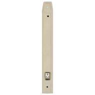 Разделител за писоари със стенен монтаж, керамика, бял