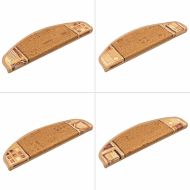 Самозалепващи стелки за стълби, 10 бр, 65x21x4 см, бежови