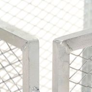 Градински компостер, 85x85x70 см, поцинковано желязо