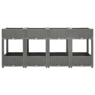 Повдигната леха, 160x40x71 см, полипропилен