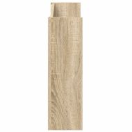 Стенни шкафове за обувки, 2 бр, дъб сонома, 80x18x60 см, ПДЧ