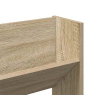 Стенни шкафове за обувки, 2 бр, дъб сонома, 80x18x60 см, ПДЧ