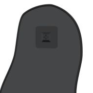 Стенно огледало черно 70x30 см