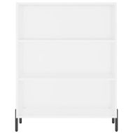 Висок шкаф, бял, 69,5x34x180 см, инженерно дърво