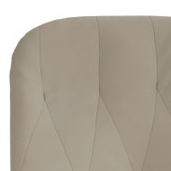 Релакс стол, светлосив, кадифе