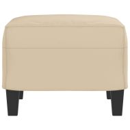 Табуретка, кремава, 60x50x41 см, плат микрофибър