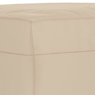 Табуретка, кремава, 60x50x41 см, плат микрофибър