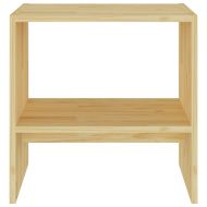 Нощни шкафчета, 2 бр, 40x30,5x40 см, борово дърво масив