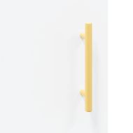 ТВ шкаф, бял, 150x30x50 см, инженерно дърво