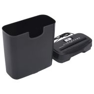 Шредер за хартия, 6 листа, Strip Cut, черен