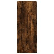 Стенен шкаф опушен дъб 69,5x34x90 см инженерно дърво