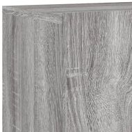 ТВ шкафове за стенен монтаж, 2 бр, сив сонома, 80x30x41 см