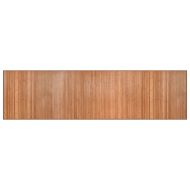 Килим, правоъгълен, натурален, 80x300 см, бамбук