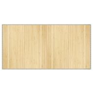 Килим, правоъгълен, светъл натурален, 100x200 см, бамбук