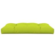 Палетна възглавница, яркозелена, 120x80x12 см, текстил