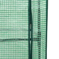 Повдигнато легло с оранжерия калъф, ратанов вид, 80x40x140 см