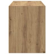 Шкаф с 2 чекмеджета дъб артизан 60x31x40 см инженерно дърво